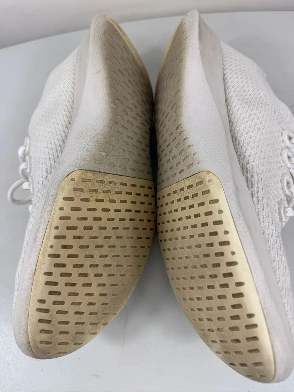 Allbirds Men’s Low Top Knit Lace-Up Athletic Sneakers White Casual Activewear